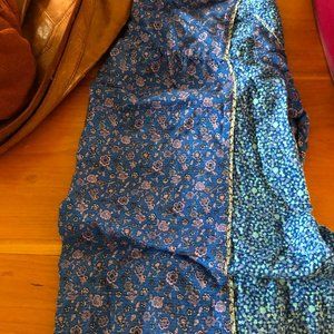 J Crew cropped swing top in blue